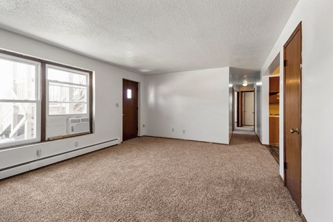 Floor plan for 3 beds, 1 bath, 800 sqft